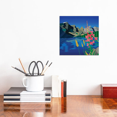 Pink Wildflower by Jun Youngjin - Wrapped Canvas Print
