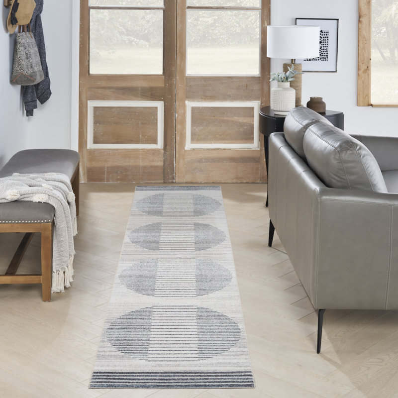 Tapis lavable à motif animalier 3 pi x 5 pi ivoire bleu et gris pour enfants