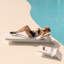 Table basse en plastique soleil Rest