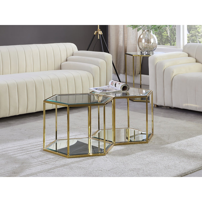 Ensemble de tables basses 2 pièces Dickerson