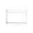 Ady Low Profile Twin Over Twin Bunk Bed With Ladder, White Metal Frame-122359424