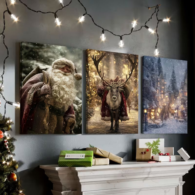 3 Piece Wrapped Canvas Print