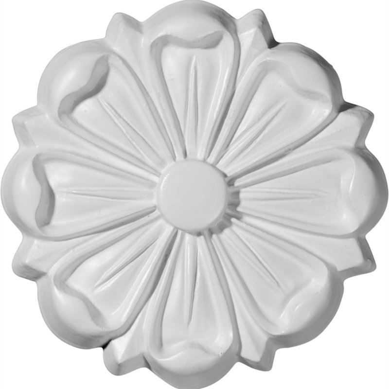 Stockport 6.5'' H x 6.5'' W x 875'' D Urethane Rosette Applique