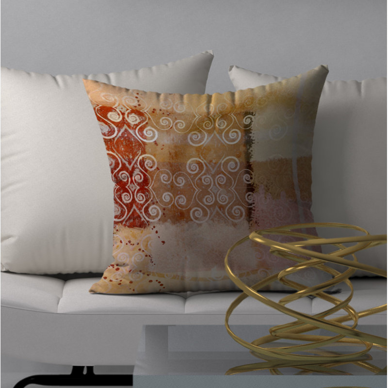 Housse de coussin décorative carrée et insert Famous inspire, 18 po x 18 po