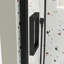 Porte coulissante en verre trempé 5/16 po, finition noir mat, verre de douche système, noir mat, surface facile à nettoyer-123108779