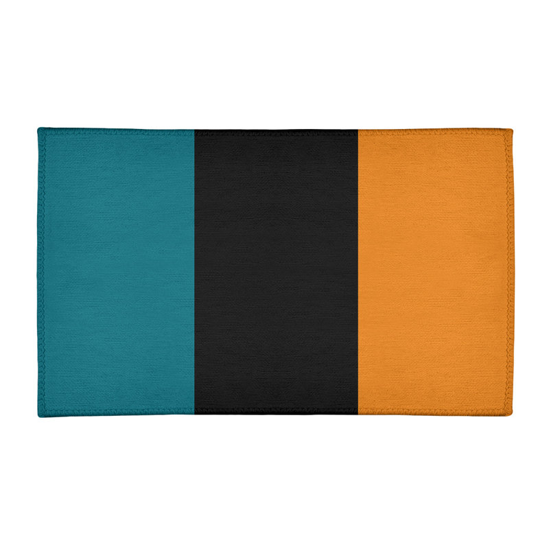 Tapis à rayures de hockey national, Rectangle 3 pi x 5 pi