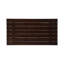 Table de salle à manger intérieure / extérieure, plateau rectangulaire en bois brun de 69 pouces, blanc
