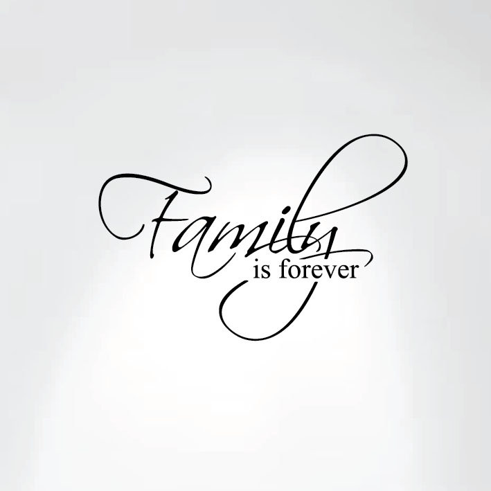 Text & Numbers Non-Wall Damaging Wall Decal, Black