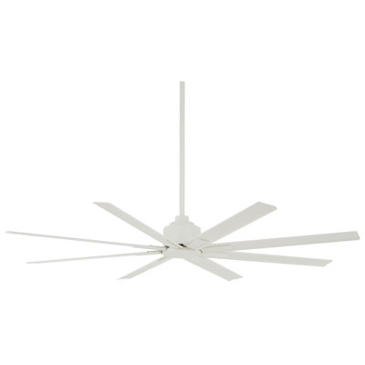 65" 8 - Blade Standard Ceiling Fan with Remote Control