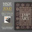 Impression abstraite vintage encadrée CXLIX - bois massif-739718337-739718339