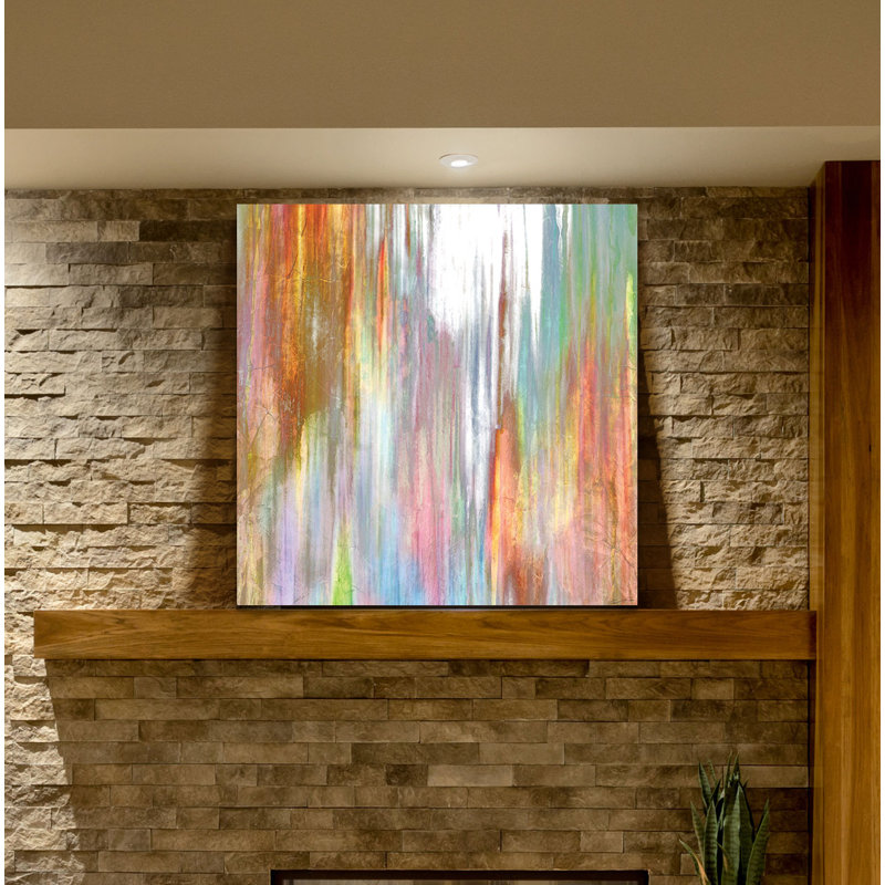 « trompe i », peinture, H 10 po x l 10 po x P 1,5 po, Toile tendue