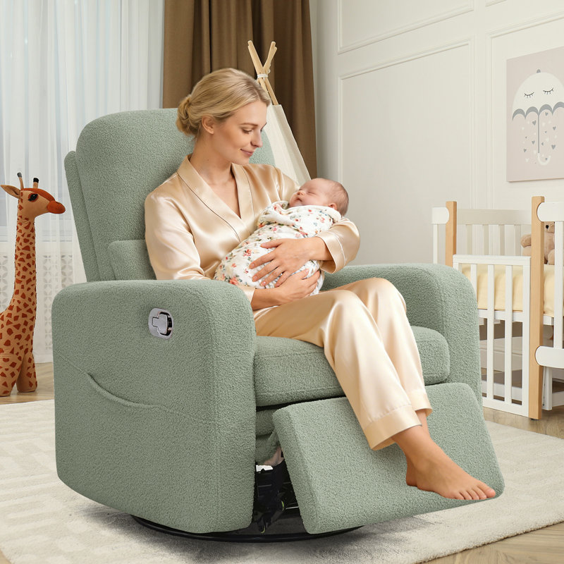 Fauteuil inclinable Reiby Silina Teedy, Teddy Green