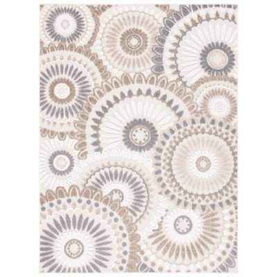 Longlier Performance Geometric Indoor/Outdoor Area Rug