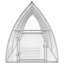Rabbit Hutch Silver Galvanised Steel-1756660398