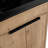 Bathroom Vanity Freestanding 24". Black Ceramic Basin, Soft-Close Doors, Metal Handle, Adjustable Shelf. Construction 24" Sink Vanity. 2 Strong Plywood Cabinet-1067391258-1067391256-1067391259