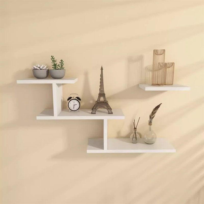 Southhampton Metal Floating Shelf, White
