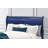 CHARLSTON BLUE KING BED WITH LED