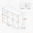 Space-saving Solid Wood Bookcases, 6-compartment Rustic Home Organizer