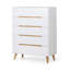 Heriberto 90cm W 5 - Drawer Chest of Drawers-62273759