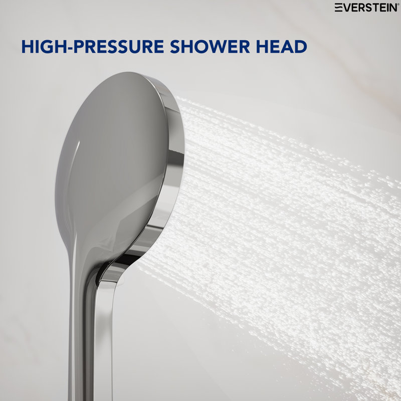 3-Function Handheld Shower Head and 59" Shower Hose Only, 3-Function Shower Spray