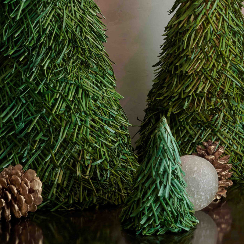 Wonderland tree-green-6 in, 6" H x 4.5" W x 4.5" D