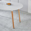 Table extensible, table de salle à manger, pieds en bois, 100/140 / 180X100x75cm