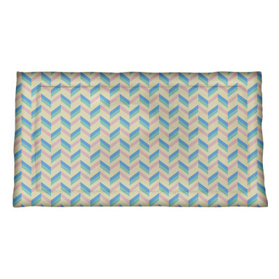 Katelyn Elizabeth Polyester Chevron Sham Set