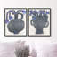 Indigo Vases Set Set by Oliver Gal-8013840-260955171