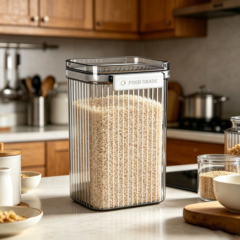 Pot de rangement scellé avec couvercle JOYBOS 0,5 gallon