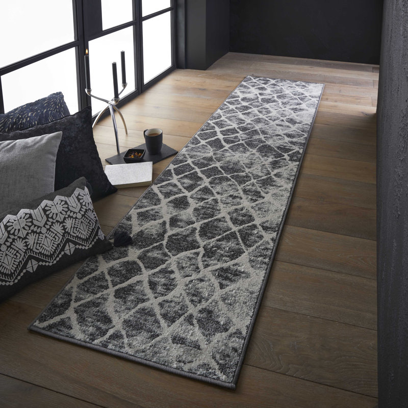 Posey Geometric Area Rug, Runner 60 x 230cm