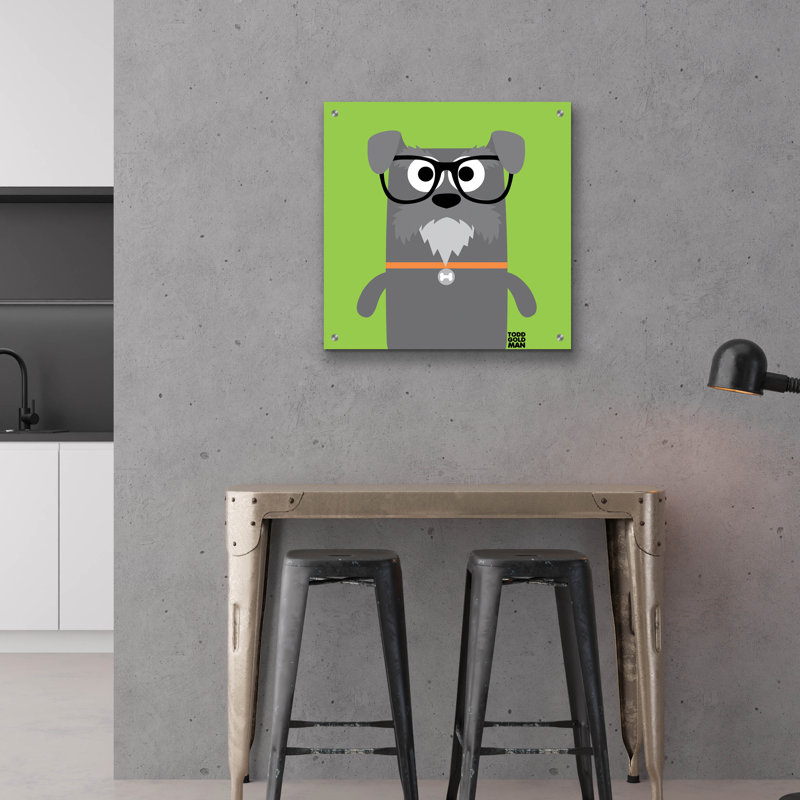 «Bow Wow Schnauzer» par Todd Art, H 24 po x l 24 po