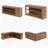 24 Pair Corner Shoe Storage Benches, L-Shaped Open Shelf Wood Shoe Rack, 2-Piece Modular Modern Entryway Shoe Organizer