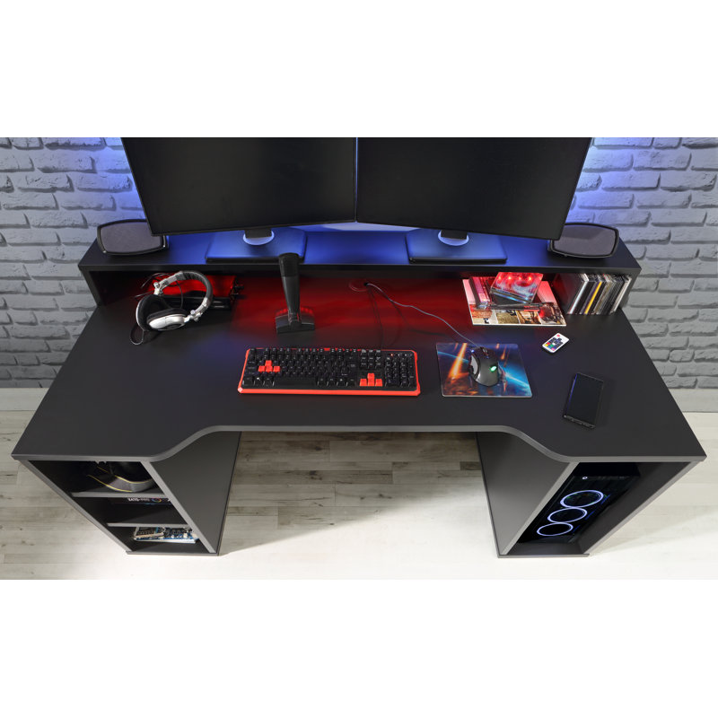 Bottorff Computer Desk, Matte Black