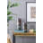 Aurian Glass;Steel Table Vase-434678925