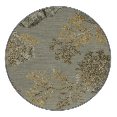Machine Washable Nature Brown Area Rug