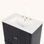 Meuble-lavabo de salle de bain avec lavabo, rangement multifonctionnel, porte à fermeture en douceur et fabrication durable-117983475