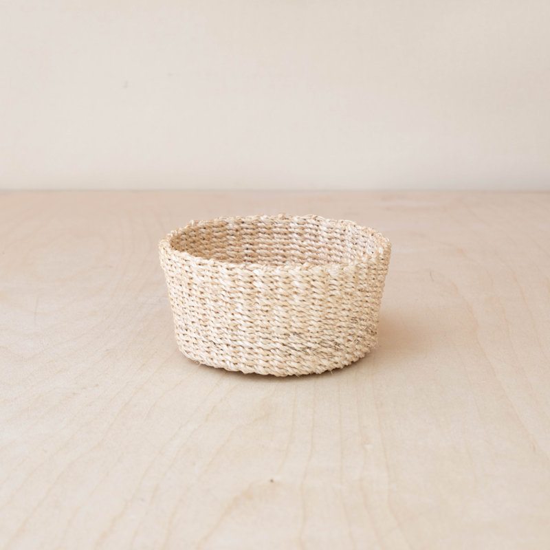 Mini Trinket Basket, Natural