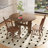 Modern Farmhouse Dining Set - Cross-Leg Round Table & Windsor Chairs - 3/5-Piece Kitchen Set-1310188097-1310188096