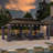 Purple Leaf Hardtop Gazebo Canopy With Netting And Curtains, With 48 Ft String Lights-102830644