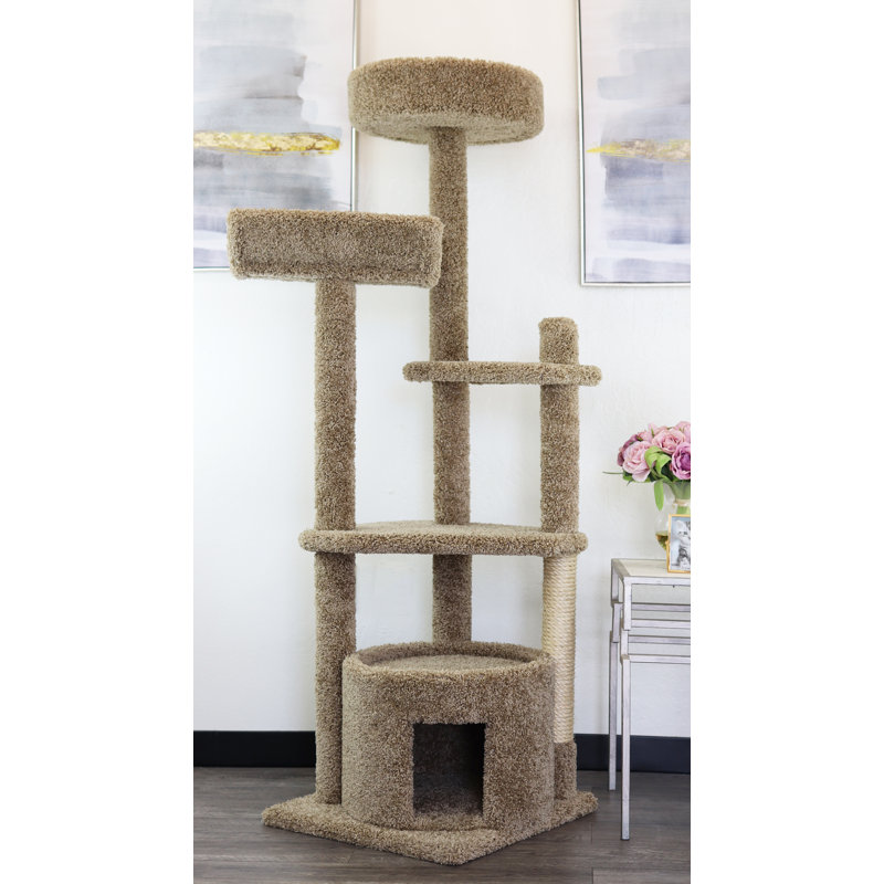 New Cat Condos - Grand chalet pour chat avec maison fermée