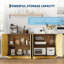 Buffet 31,5 po avec 2 portes et tablettes réglables Farmhouse