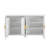 57.5" Modern Fluted Stripe Sideboard Cabinet With 4 Doors-1703261730
