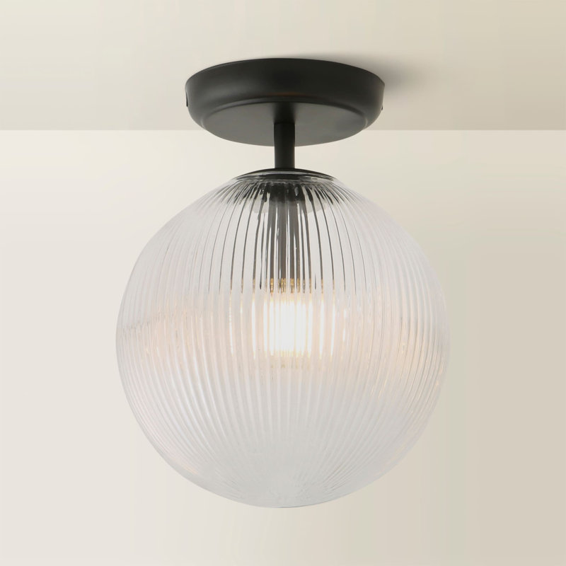 Springlake Glass Semi Flush Mount