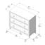 Commode 3 tiroirs Elio