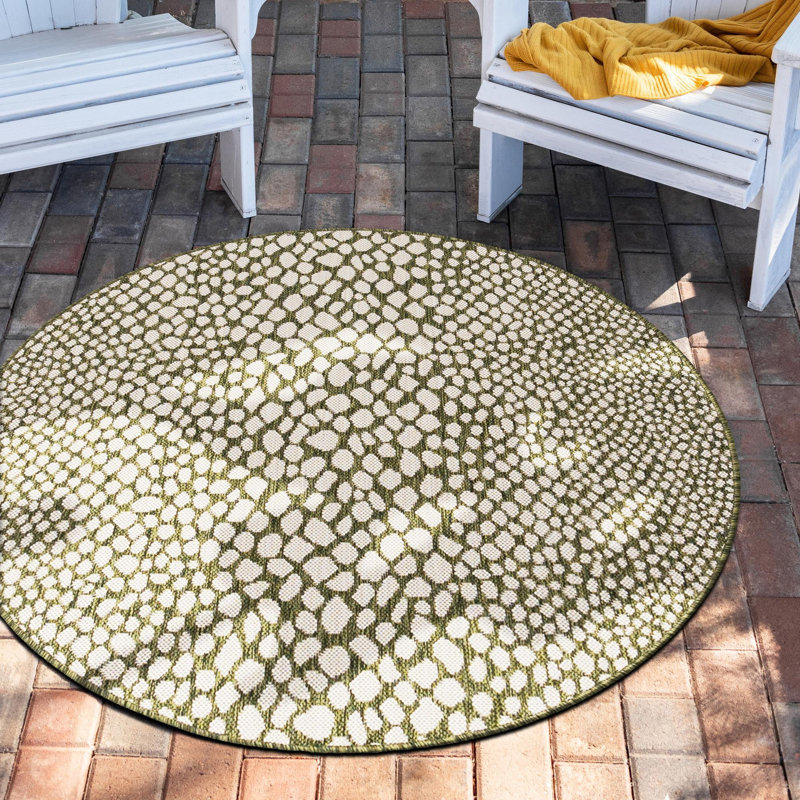 Jill Zarin Cape Town Outdoor Rug, Round 7'1"