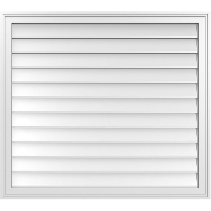 Cadre en brique, brun clair apprêté, H 34 po x l 38 po x P 1,5 po