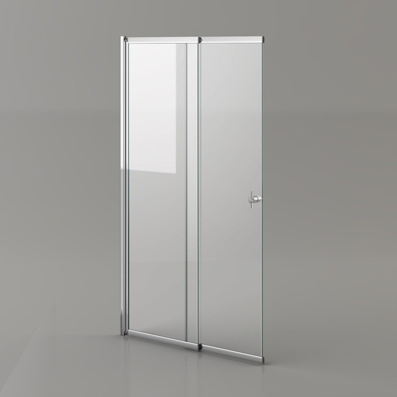 iBathUK Sliding Bath Shower Glass Extending Screen Reversible Door Panel