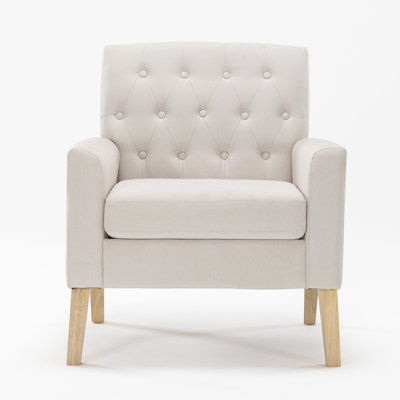 Fauteuil capitonné l 28,5 po