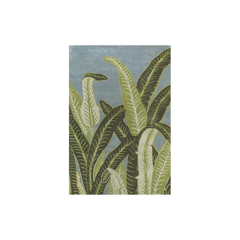 Kruger Wool Floral Indoor Rug, Rectangle 5' x 7'6"
