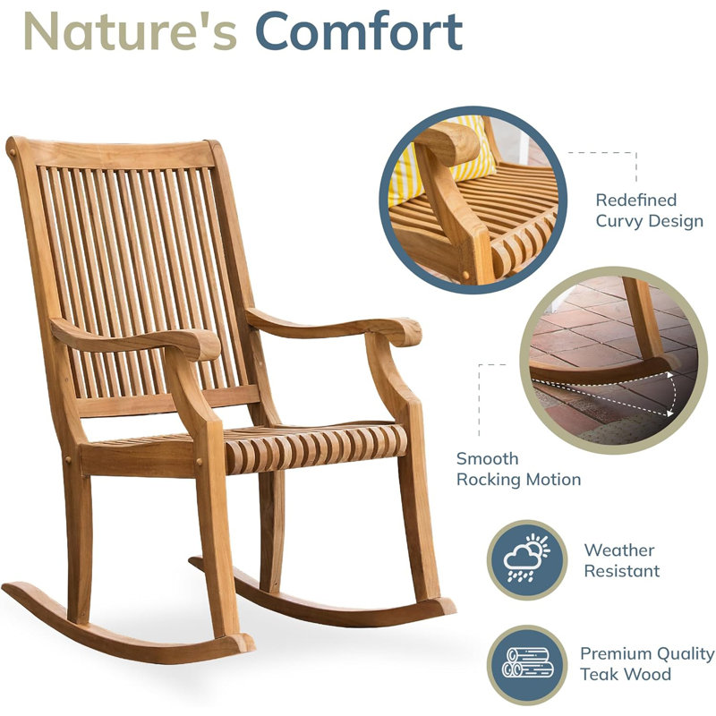Comerfo Wood Outdoor Chair